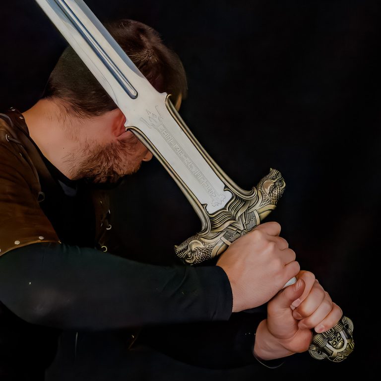 Antiquated Medieval Barbarian Sword