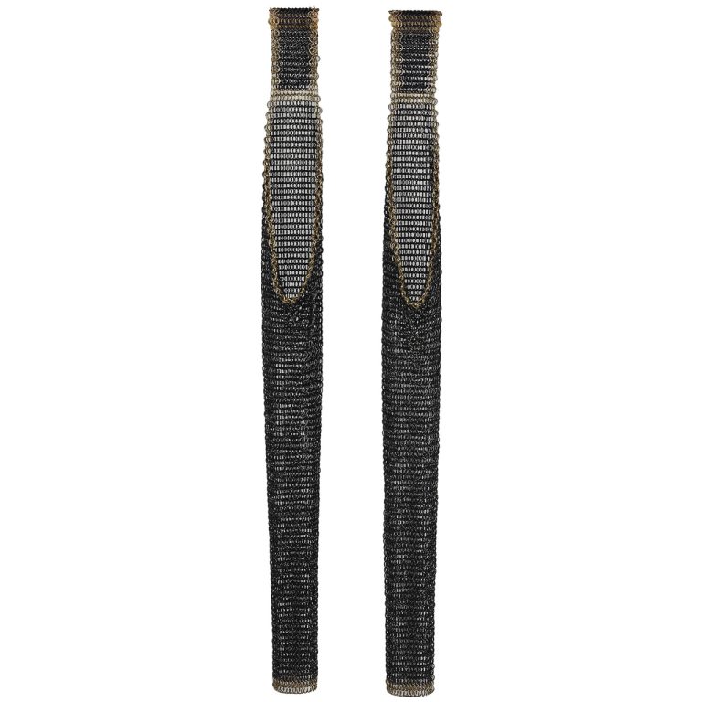 Medieval Chain Mail Leggings with Leather Cord