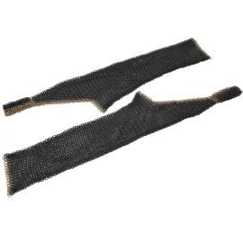 Medieval Chain Mail Leggings with Leather Cord