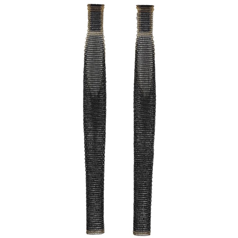 Medieval Chain Mail Leggings with Leather Cord
