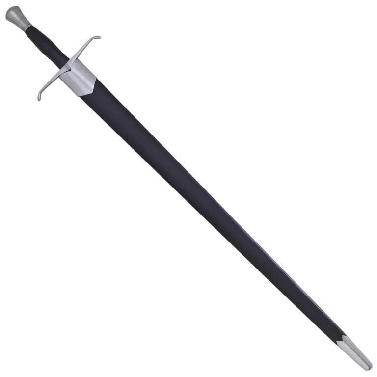 Battle Ready Double Edged Sword with Scabbard