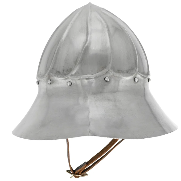 Medieval Burgundian Helmet with Leather Liner