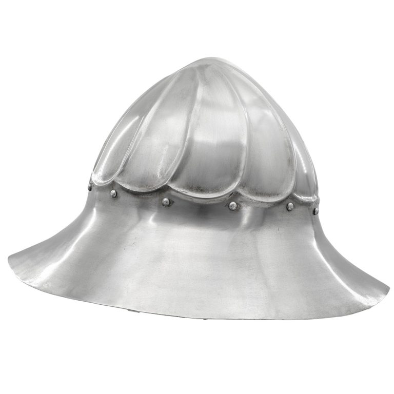 Medieval Burgundian Helmet with Leather Liner