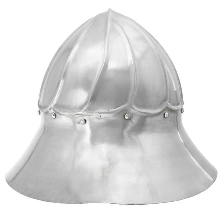 Medieval Burgundian Helmet with Leather Liner