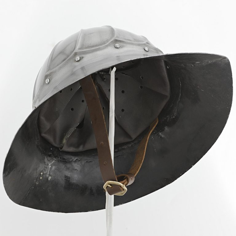 Medieval Burgundian Helmet with Leather Liner