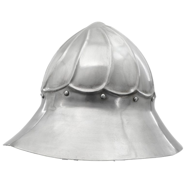 Medieval Burgundian Helmet with Leather Liner