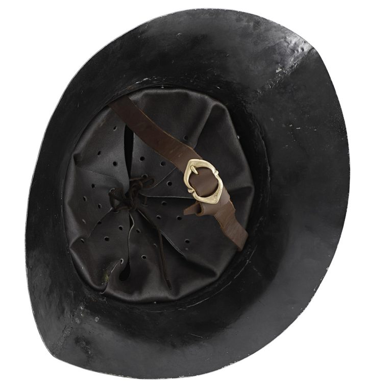 Medieval Burgundian Helmet with Leather Liner