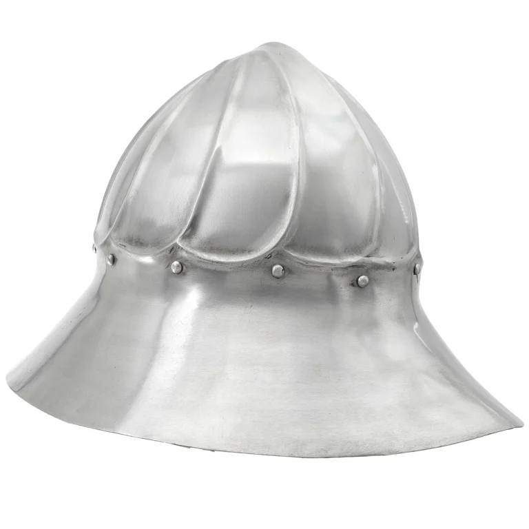 Medieval Burgundian Helmet with Leather Liner