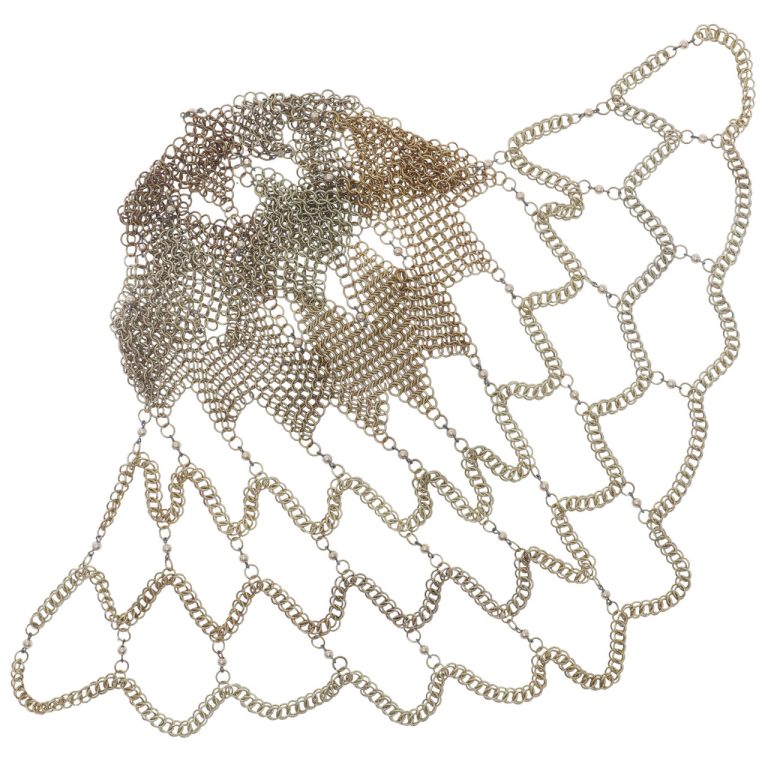 Medieval Chainmail Coif with Shoulder Drape