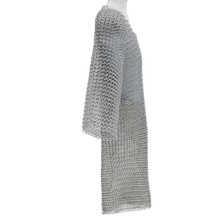 Chainmail Haubergeon Shirt - Zinc Coated Mild Steel