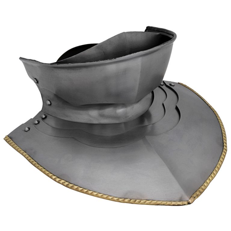 Gothic Bevor Neck Armor in German Steel