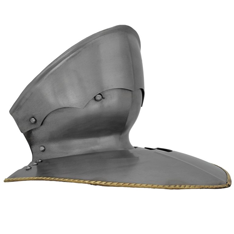 Gothic Bevor Neck Armor in German Steel