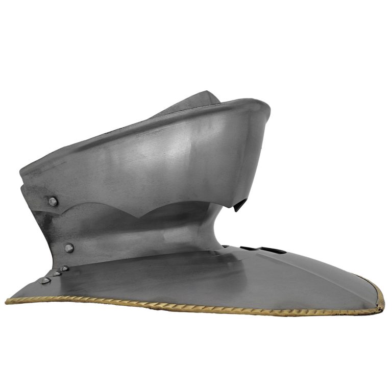 Gothic Bevor Neck Armor in German Steel