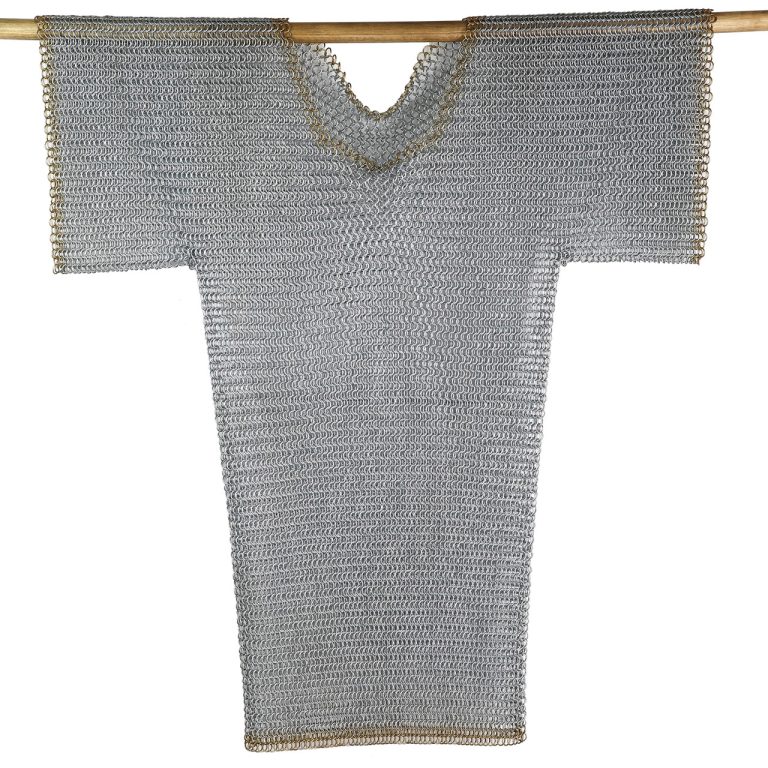 Half Sleeve Chainmail Habergeon for Chest Protection