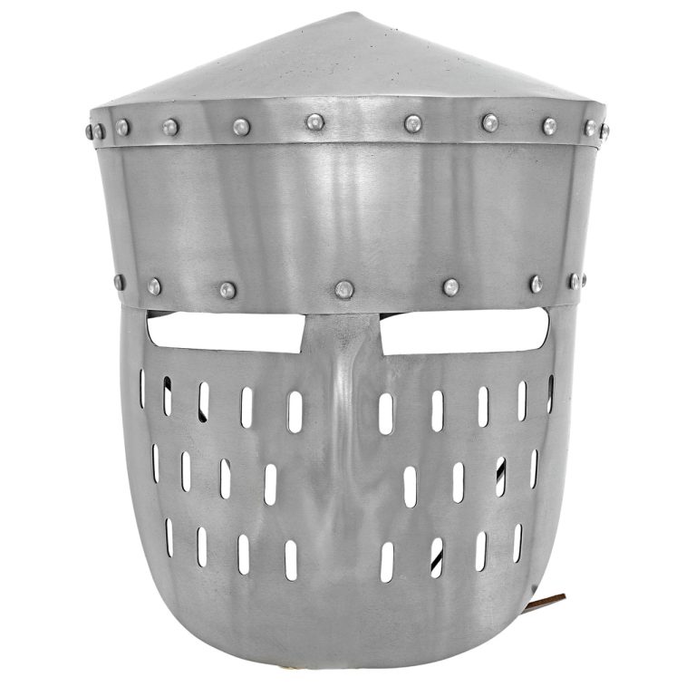 Medieval Kalota Helmet with Leather Liner