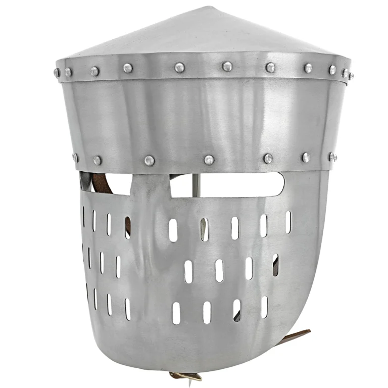 Medieval Kalota Helmet with Leather Liner