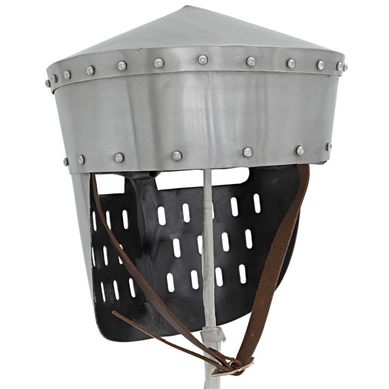 Medieval Kalota Helmet with Leather Liner