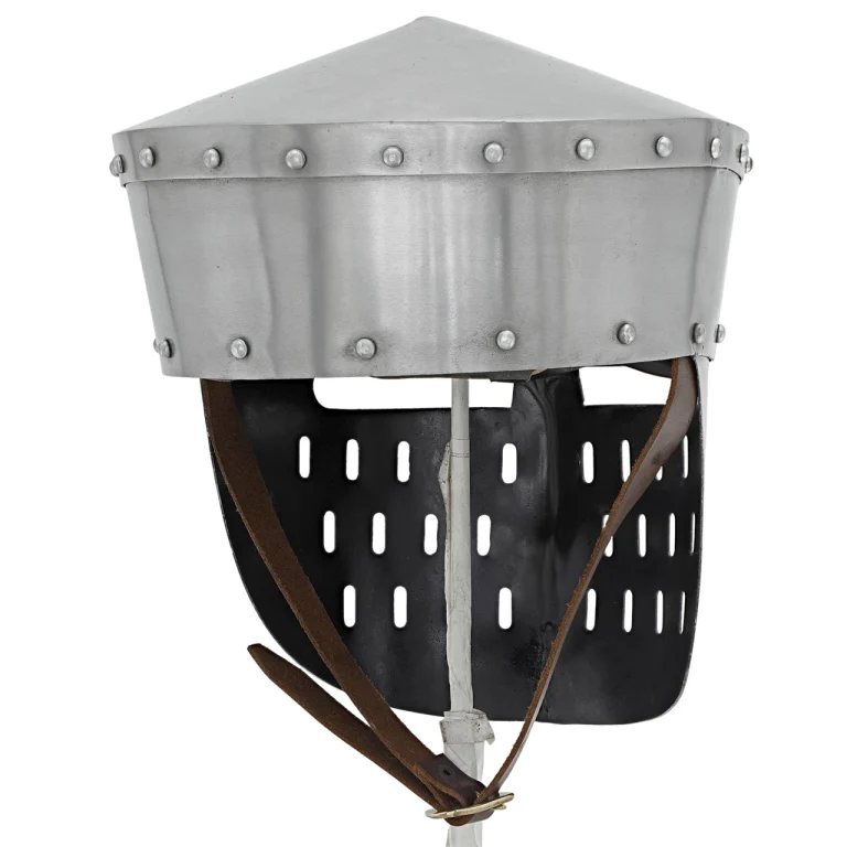 Medieval Kalota Helmet with Leather Liner