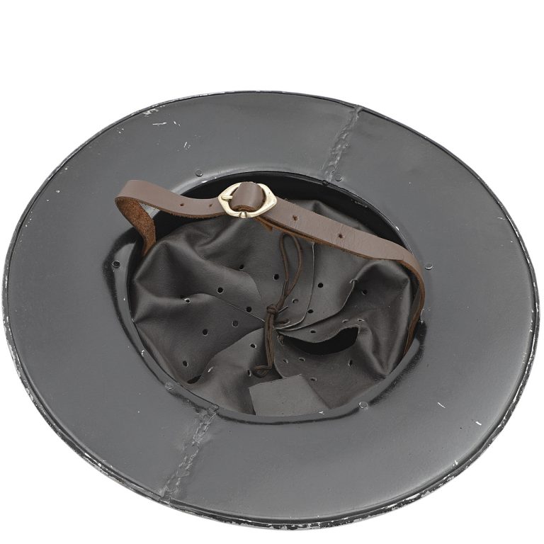 Medieval Kettle Hat with Leather Liner