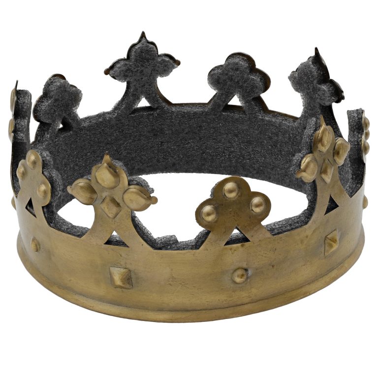 Brass Plated Plantagenet Crown for Reenactments