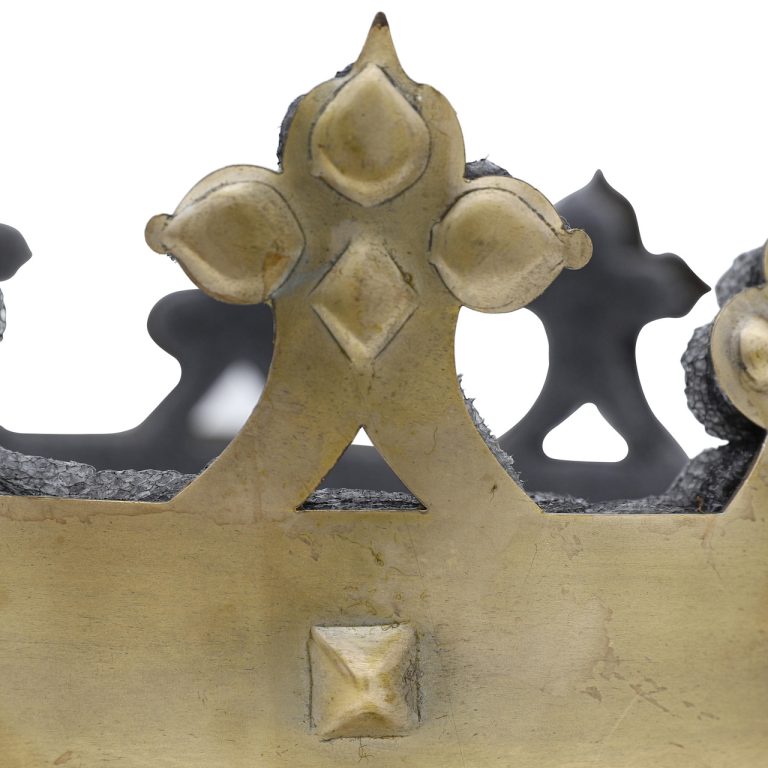 Brass Plated Plantagenet Crown for Reenactments