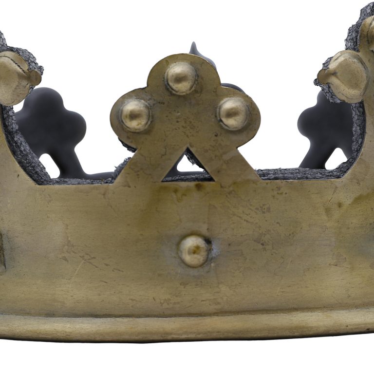 Brass Plated Plantagenet Crown for Reenactments