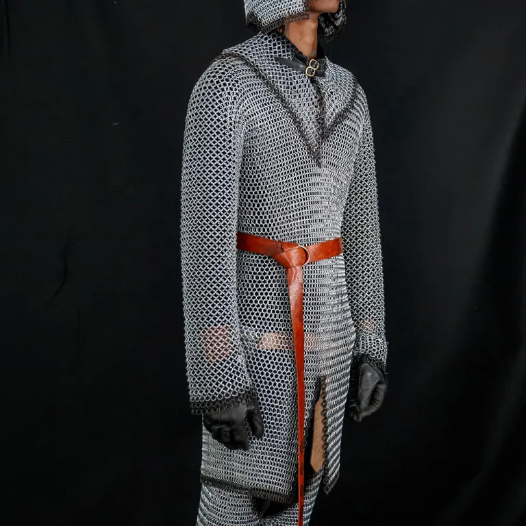 Medieval Chainmail Armor Shirt - Mild Steel, Full Sleeved.