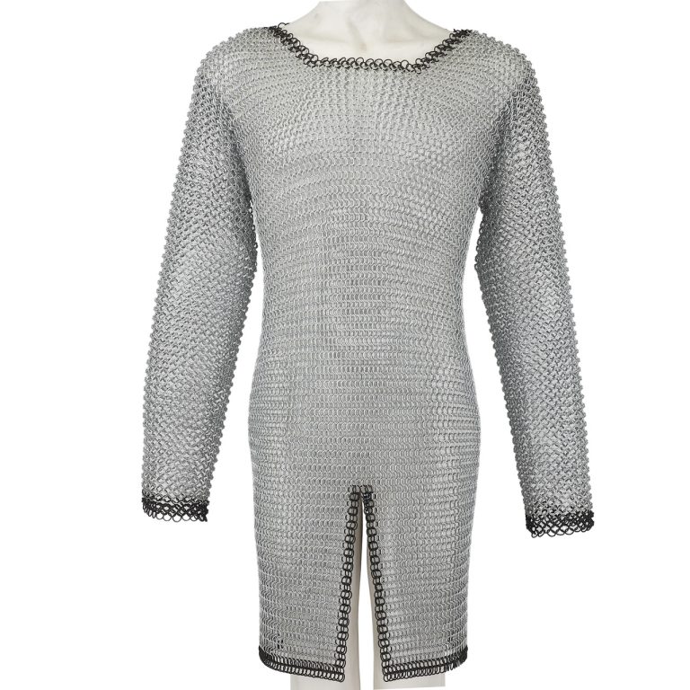 Medieval Chainmail Armor Shirt - Mild Steel, Full Sleeved.