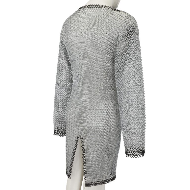 Medieval Chainmail Armor Shirt - Mild Steel, Full Sleeved.