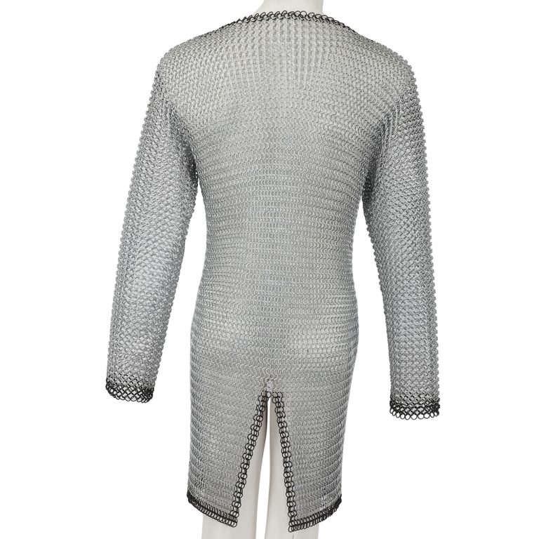 Medieval Chainmail Armor Shirt - Mild Steel, Full Sleeved.