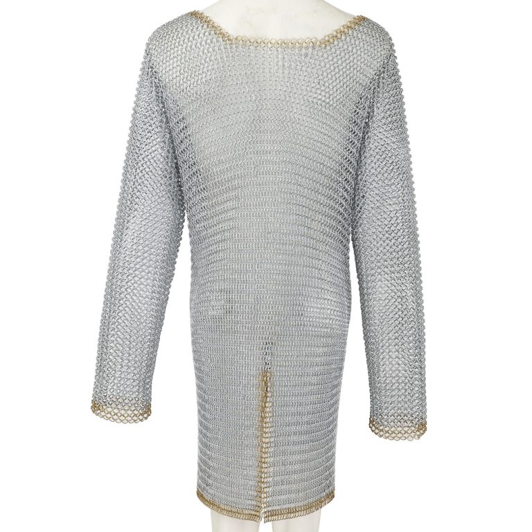 Medieval Chainmail Shirt - Mild Steel, Full Sleeves
