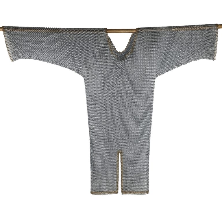 Medieval Chainmail Shirt - Mild Steel, Full Sleeves