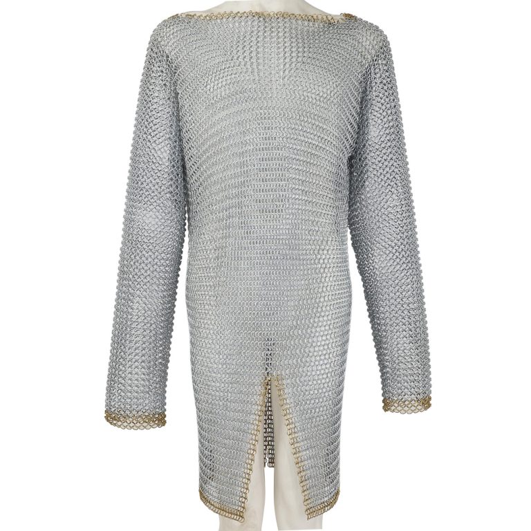 Medieval Chainmail Shirt - Mild Steel, Full Sleeves