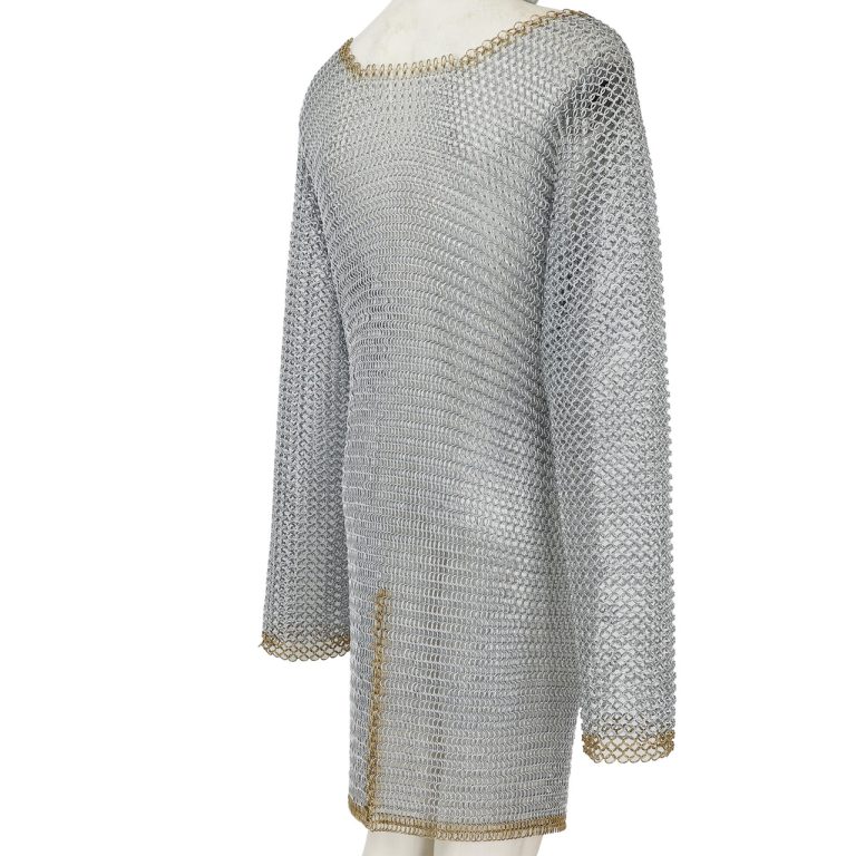 Medieval Chainmail Shirt - Mild Steel, Full Sleeves