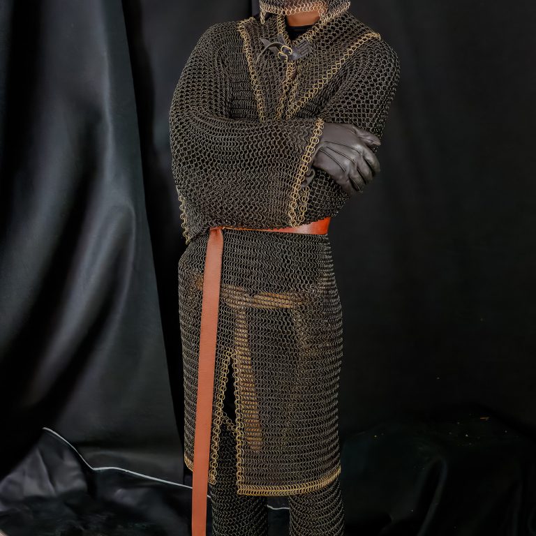 Medieval Chainmail Shirt with Full Sleeves