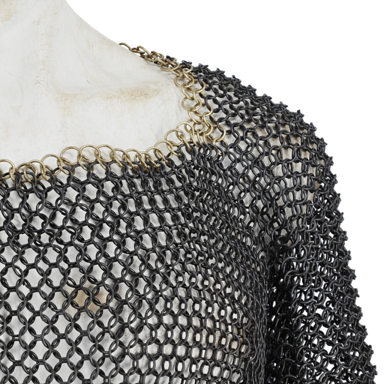 Medieval Chainmail Shirt with Full Sleeves