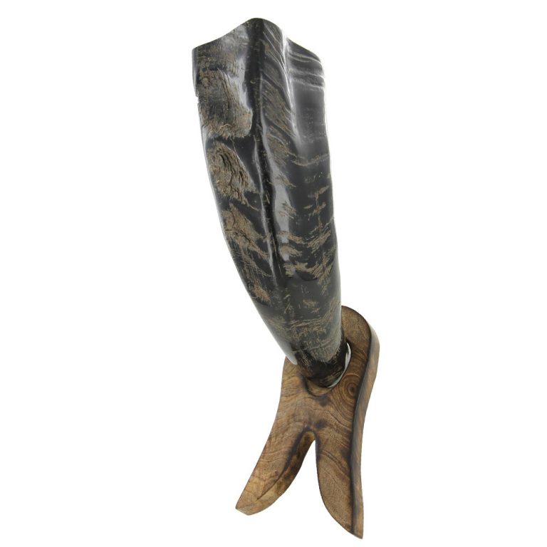Viking Drinking Horn for Winter Solstice Feast