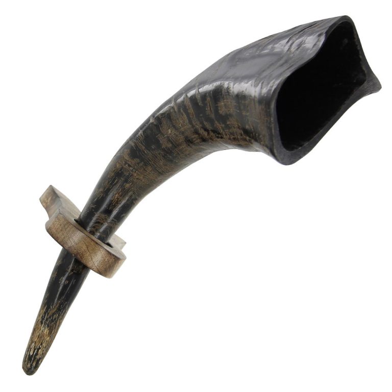 Viking Drinking Horn for Winter Solstice Feast
