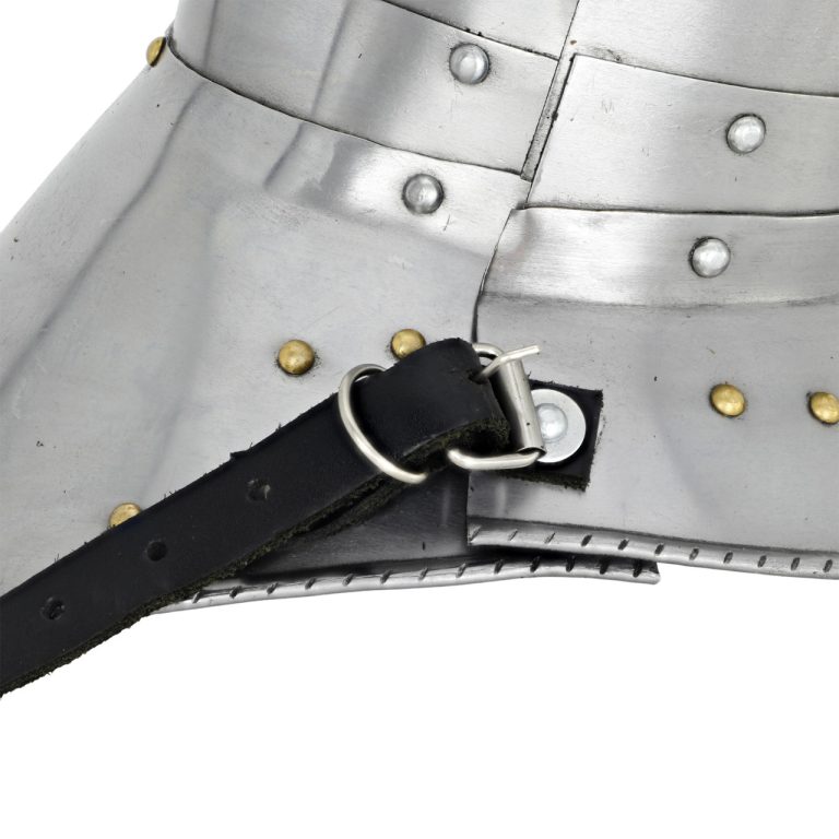 Medieval Steel Plate Gorget - Neck Armor for Knights