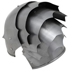 Polished Steel Medieval Shoulder Pauldron