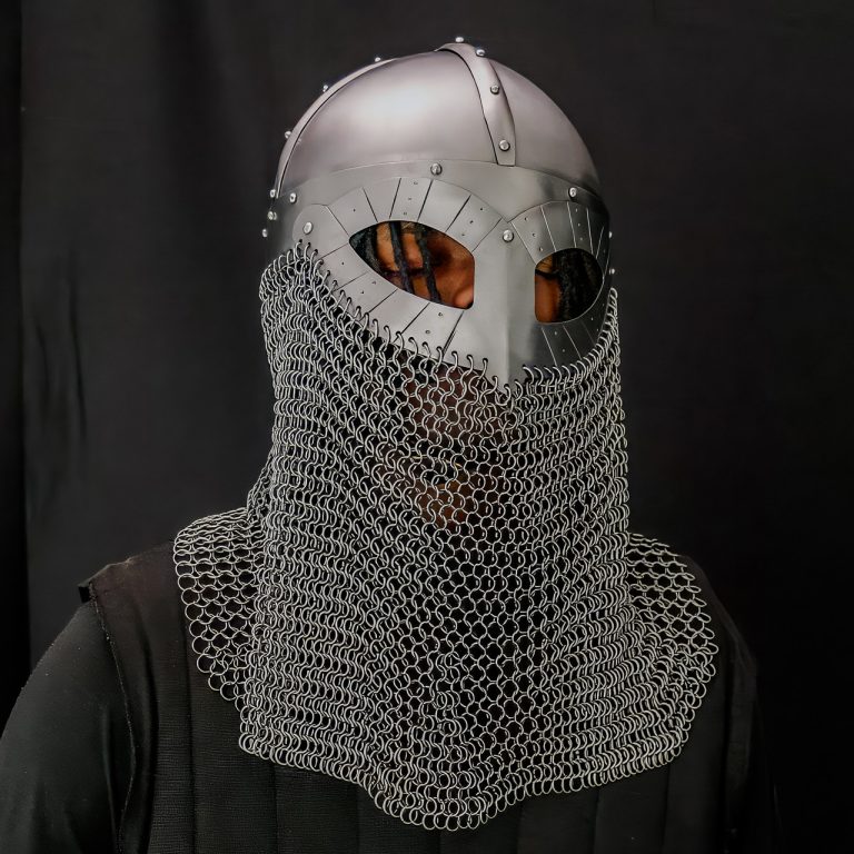 Viking Helmet with Chainmail Aventail
