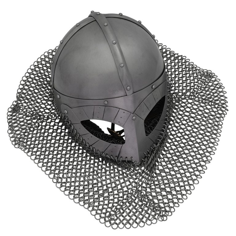 Viking Helmet with Chainmail Aventail