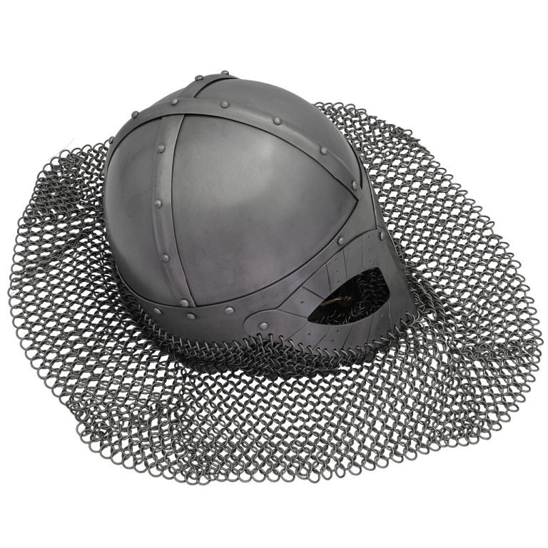 Viking Helmet with Chainmail Aventail