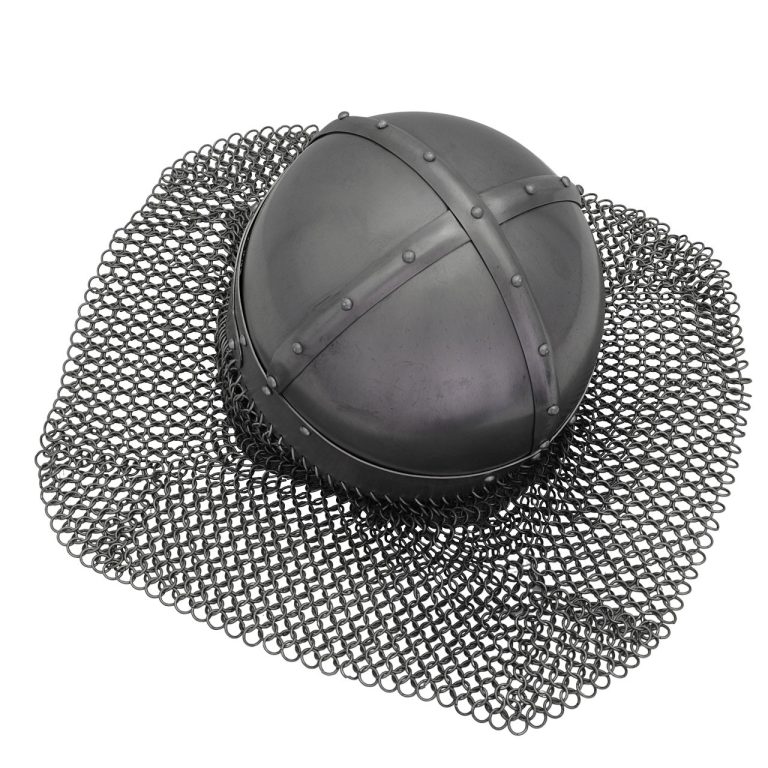 Viking Helmet with Chainmail Aventail