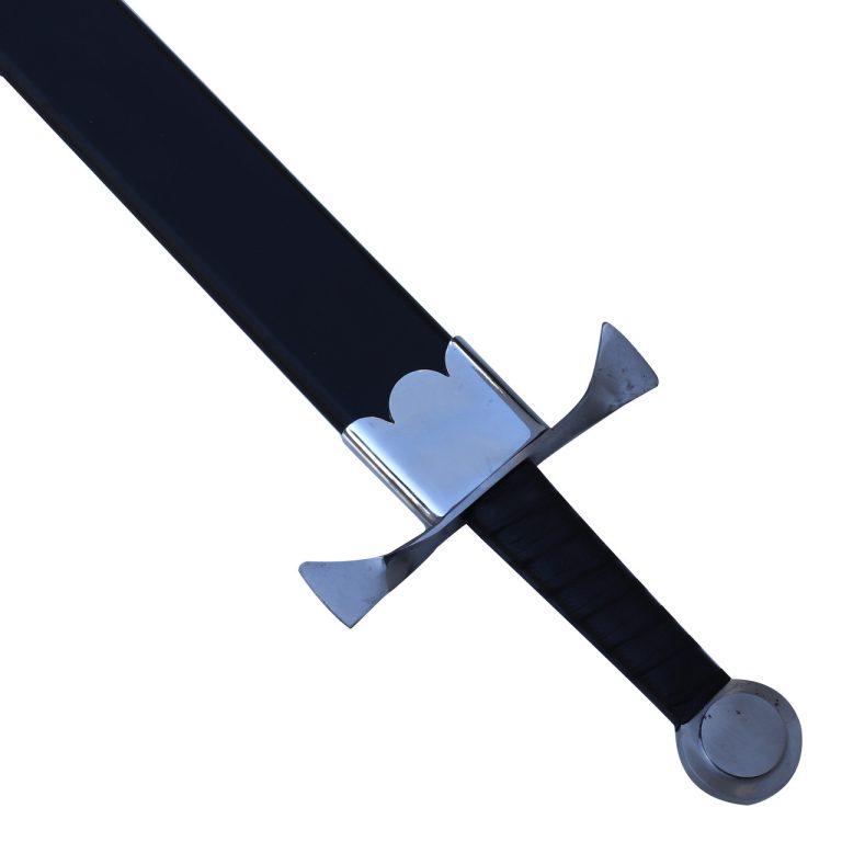 Dual Tone Medieval Sword with Mirrored Finish