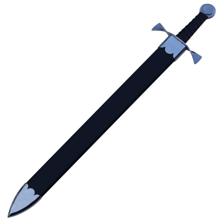 Dual Tone Medieval Sword with Mirrored Finish