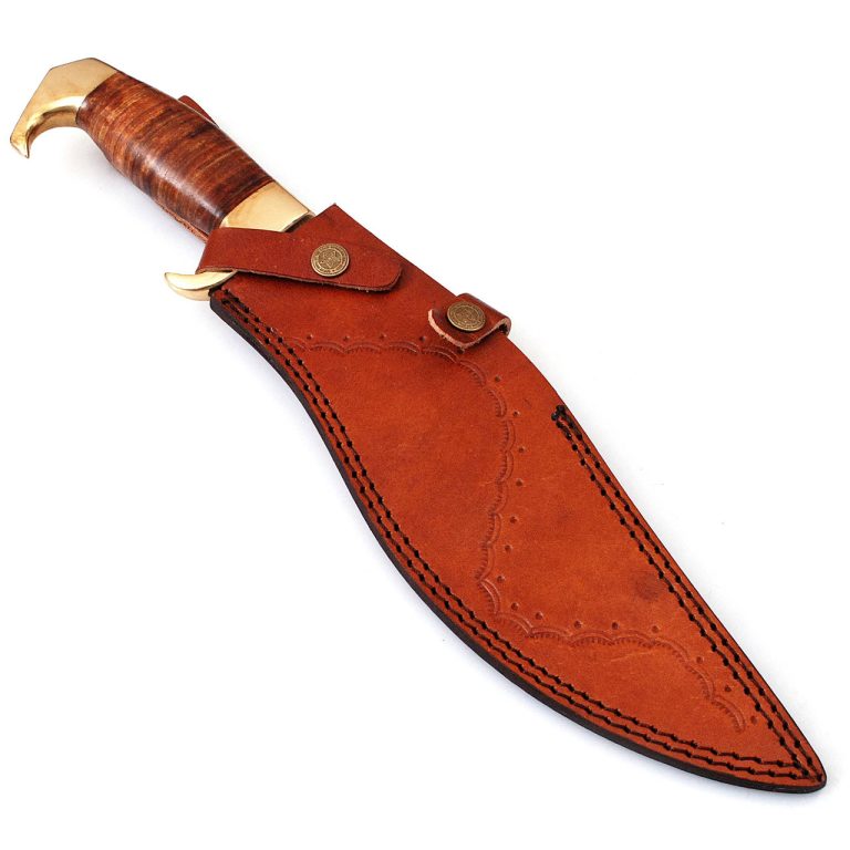 Damascus Steel Full Tang Kukri Knife