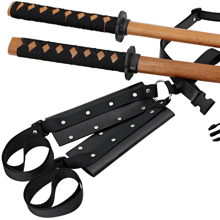 Natural Hardwood Kendo Bokken with Back Strap Sheath