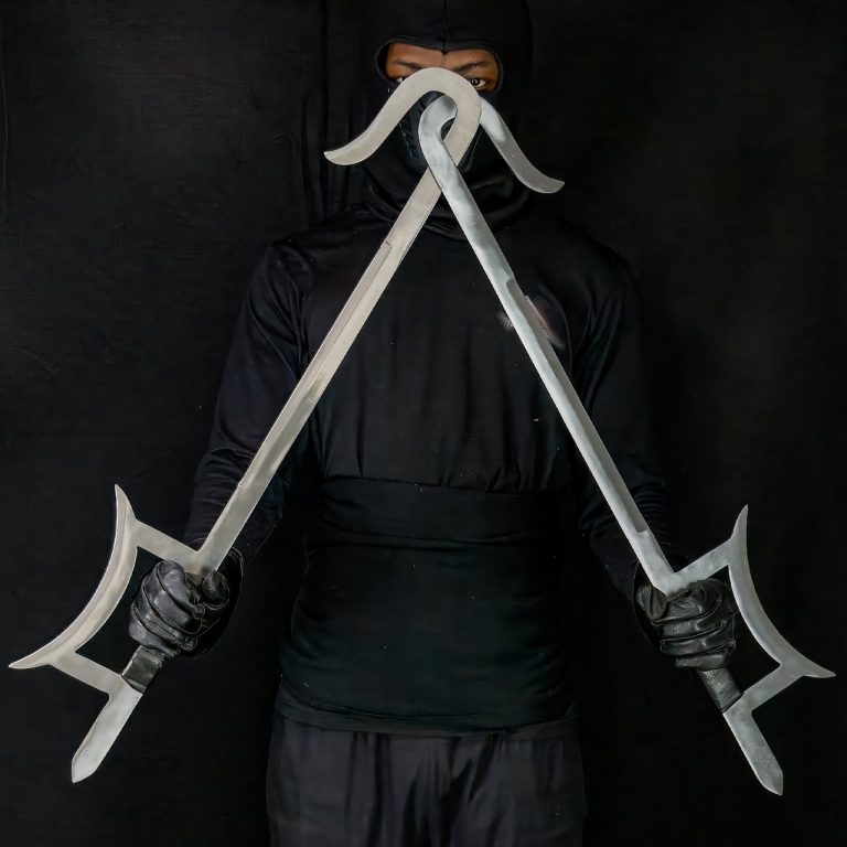 Functional Hook Swords Set in High Carbon Steel