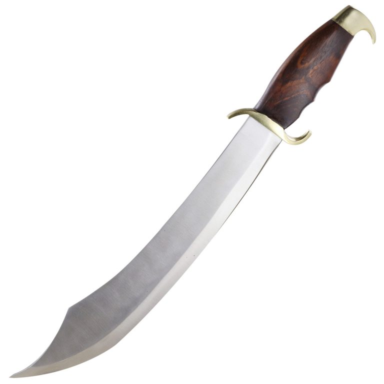 Persian Short Scimitar with Leather Sheath